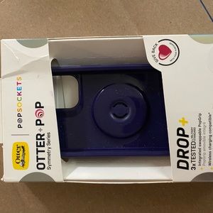 iPhone 12 mini otter box case with pop socket